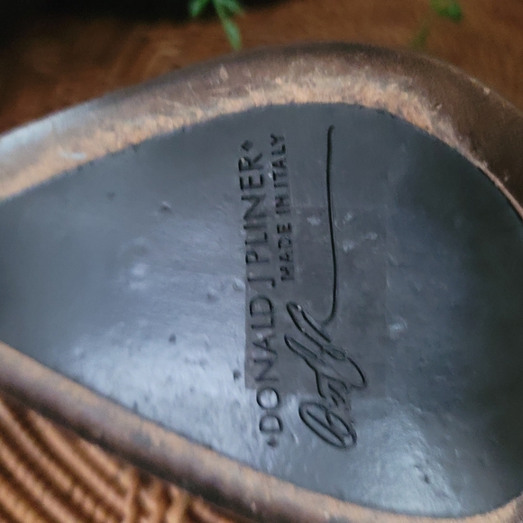 Vintage "couture" distressed "Donald Pliner" 7 1/2 M - Picture 9 of 11